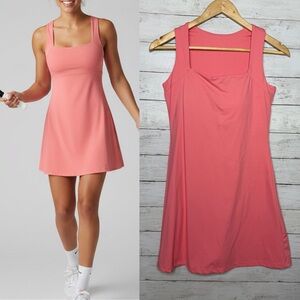 Coral Pink Athletic Athleisure Dress Tennis Golf Size Medium
